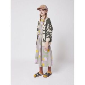 Kids Bobo Choses Painting Knitted
Wool Sweater/Cardigan Cream/Charcoal Iditarod